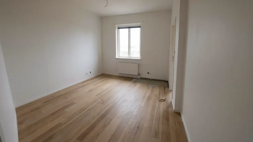 golvl ggning i rum om cirka 12 kvm i tensta sp nga